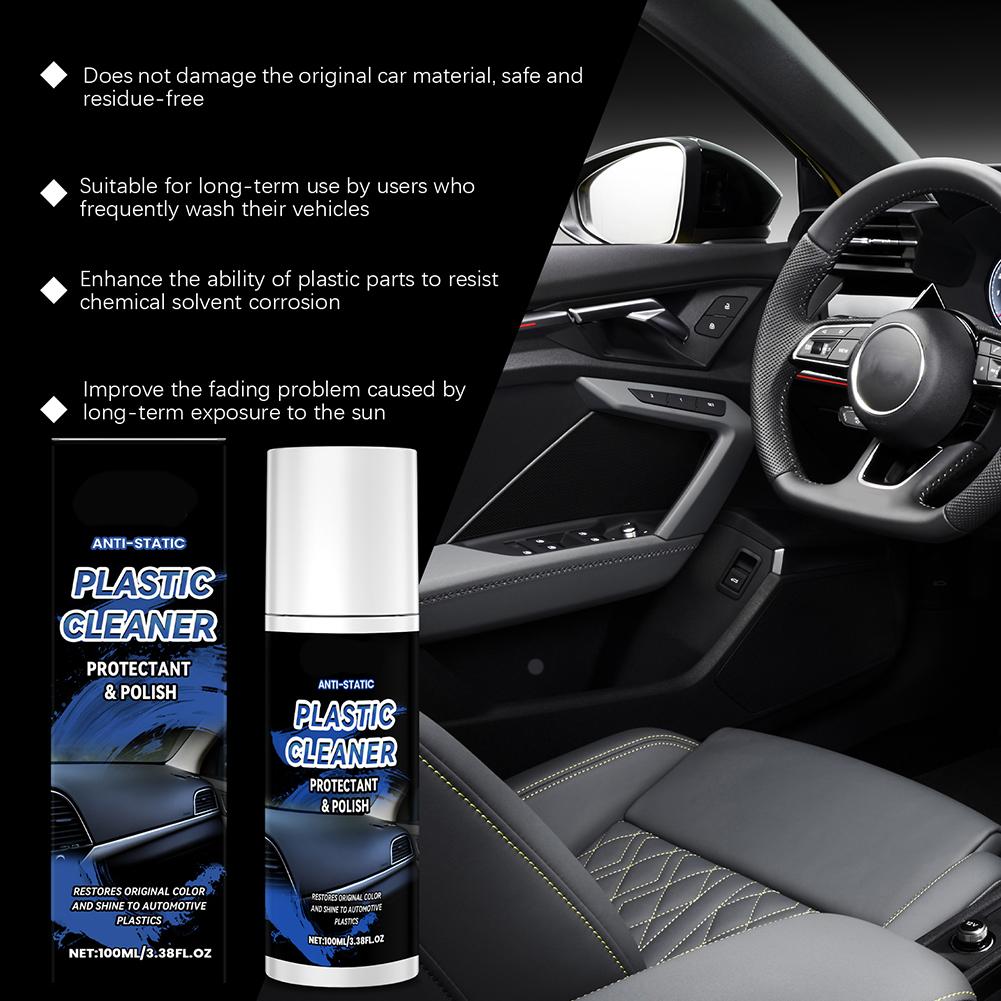 100ml Car Plastic Restorer Car - огляд і ціна Leather Cleaner Interior
