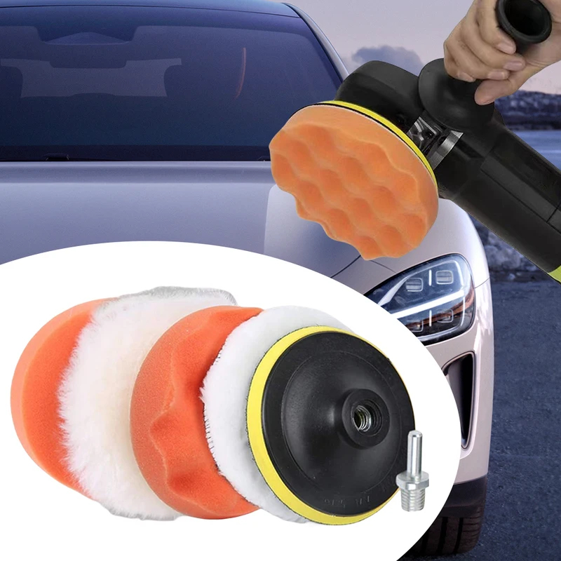 3/4/5 Inch Car Polisher Pads K - огляд і ціна Polish Pad Set Buffer
