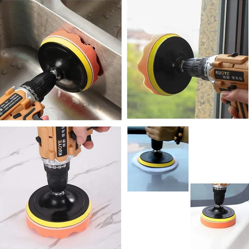 3/4/5 Inch Car Polisher Pads K - огляд і ціна Polish Pad Set Buffer
