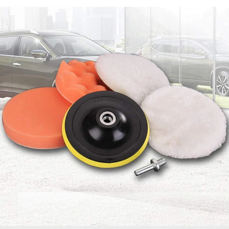 3/4/5 Inch Car Polisher Pads K - огляд і ціна Polish Pad Set Buffer