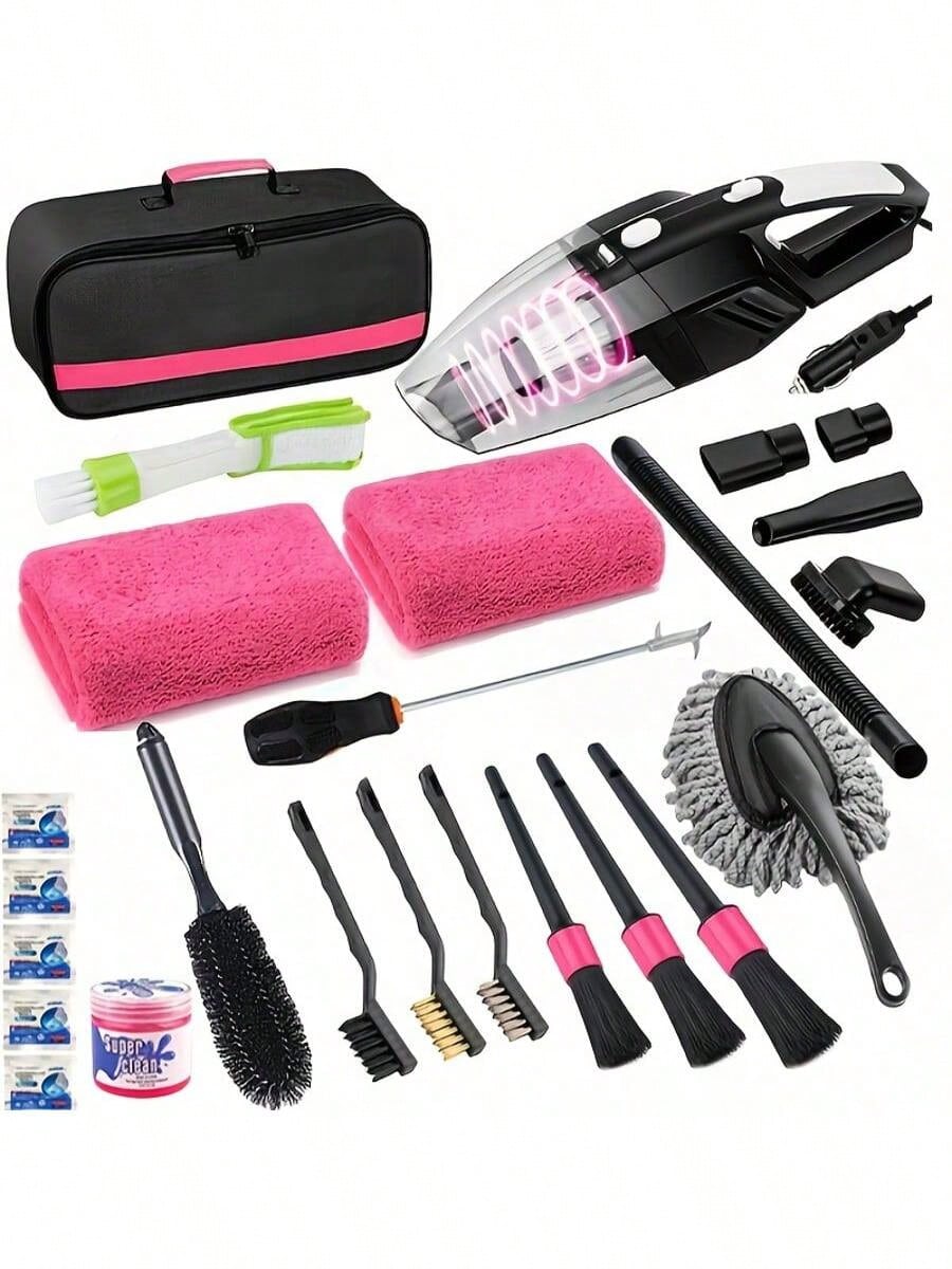 25pcs Car Cleaning Wash Kit In - огляд і ціна Interior Detailing Kit
