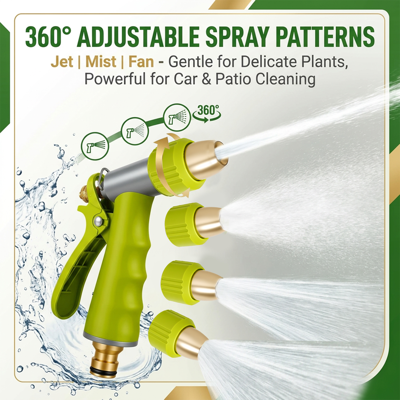 Garden Hose Nozzle Practical H - огляд і ціна Car Shampoo Ph