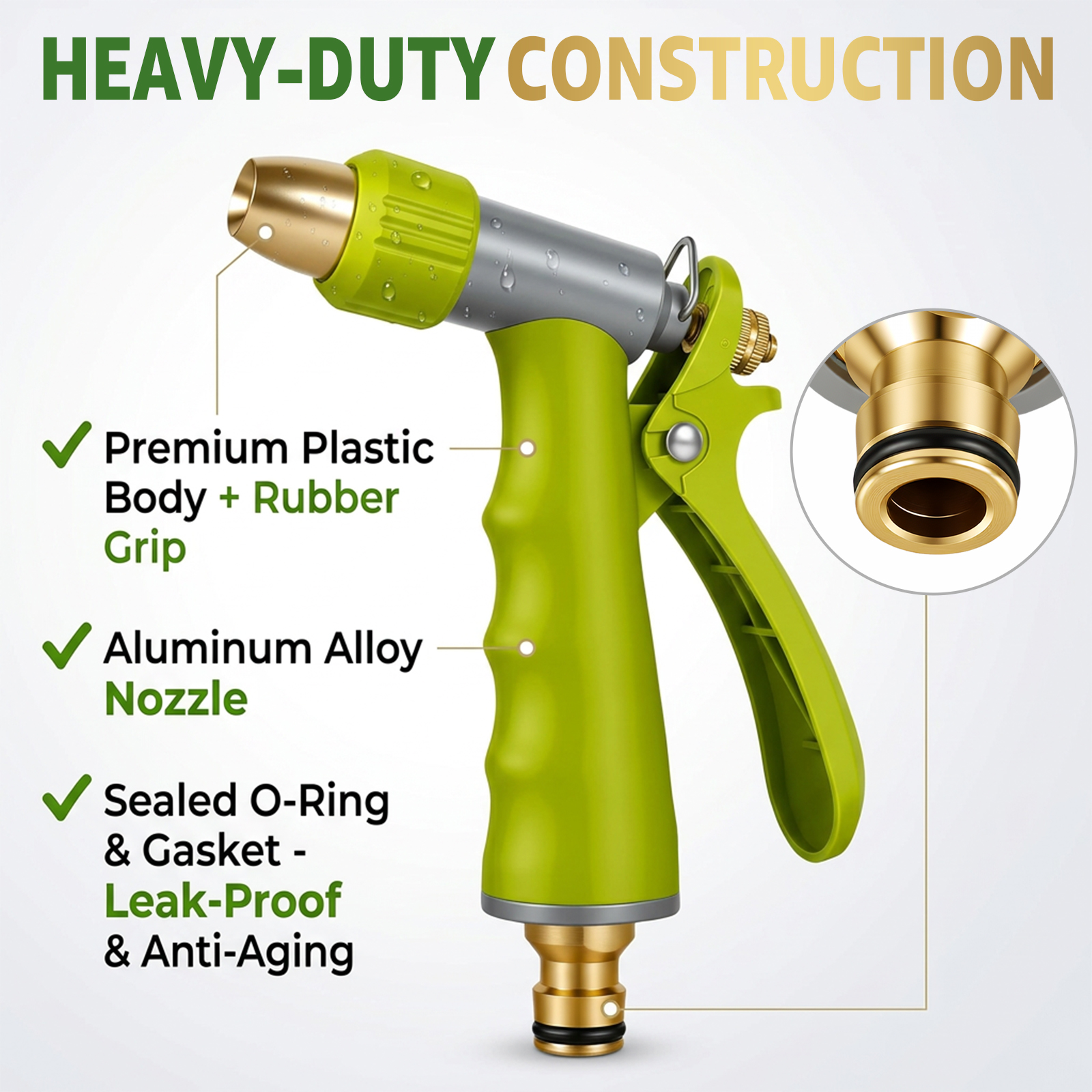 Garden Hose Nozzle Practical H - огляд і ціна Car Shampoo Ph