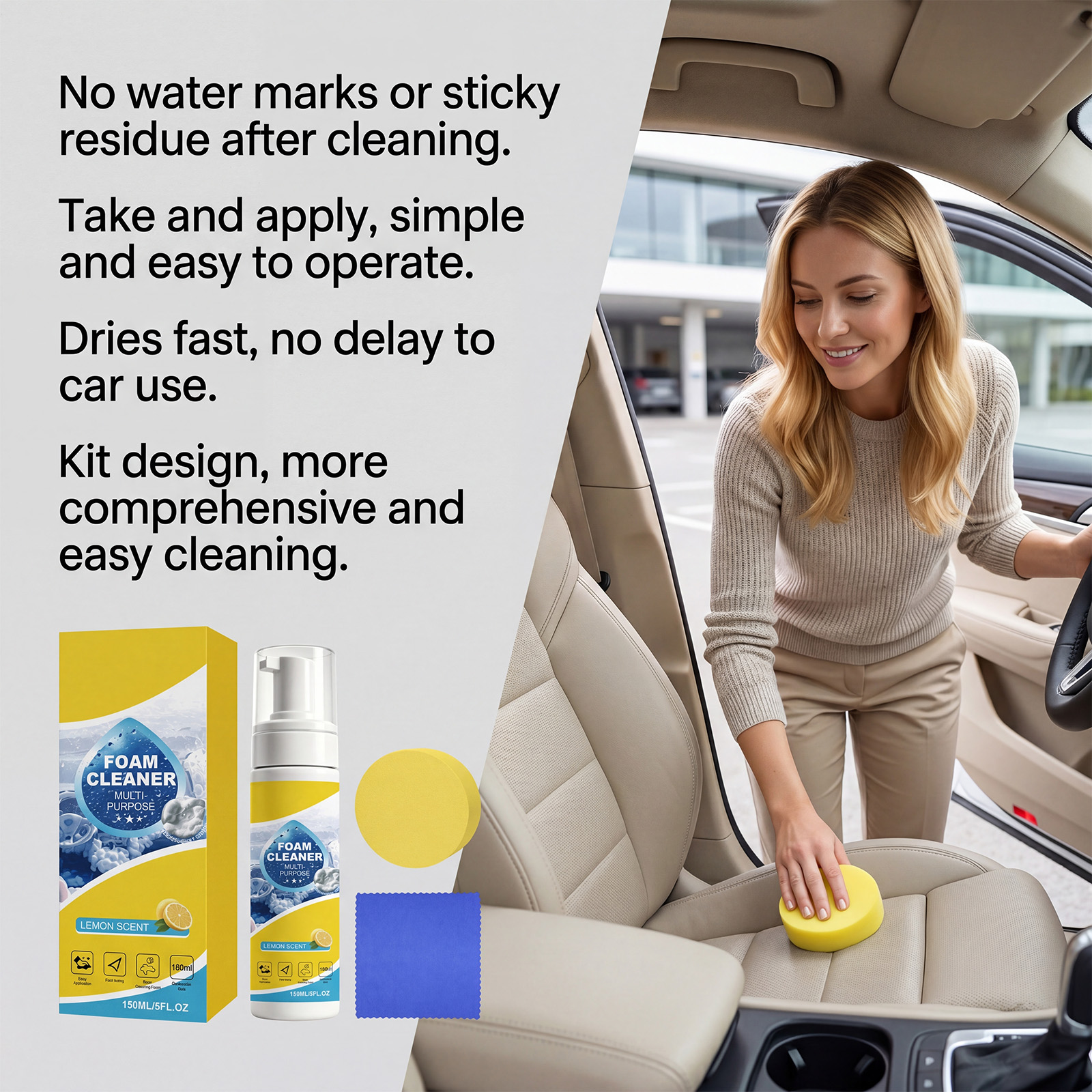 Foam Cleaner Multi-purpose Aut - огляд і ціна Leather Cleaner Interior