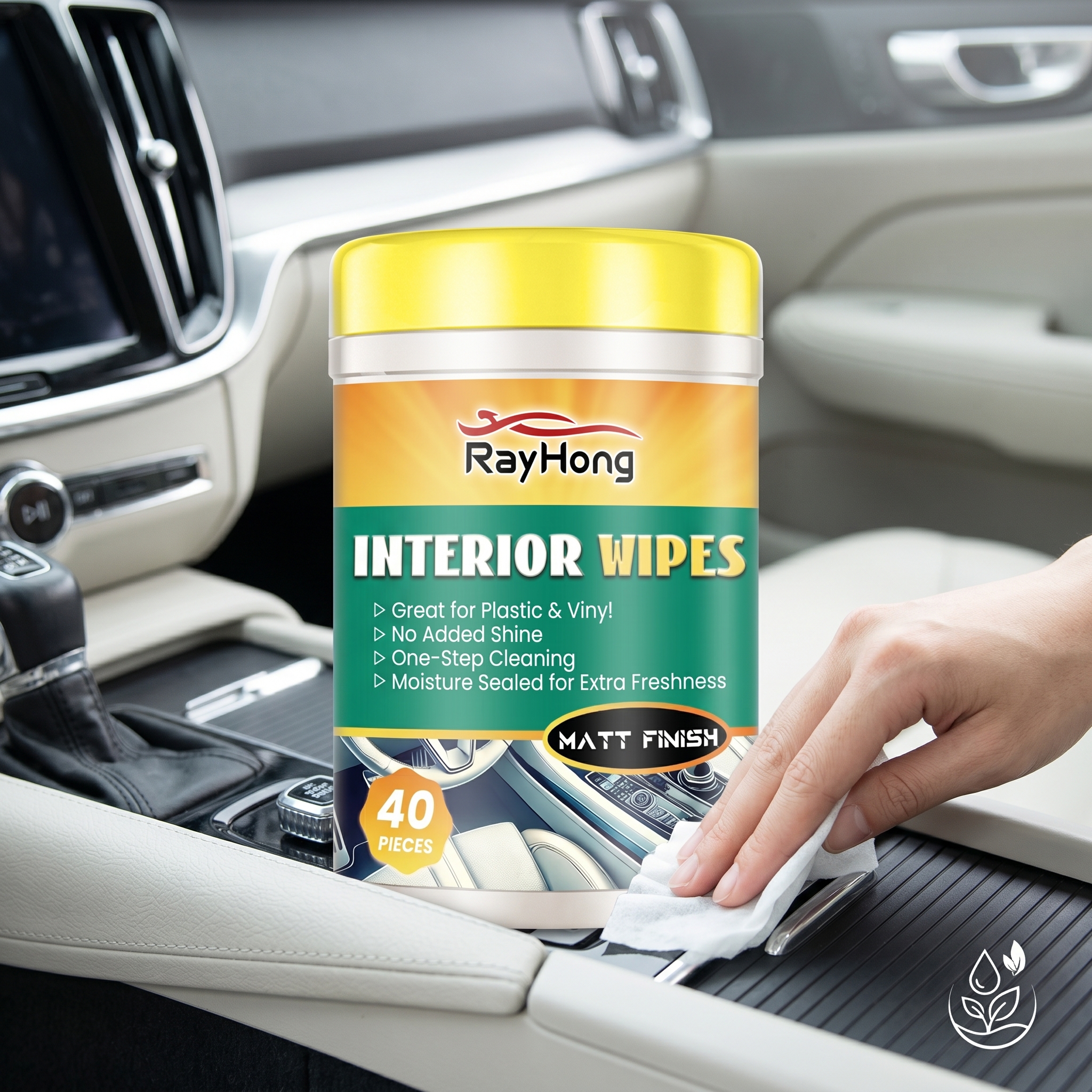 RAYHONG Car Interior Shine Wip - огляд і ціна Leather Cleaner Interior