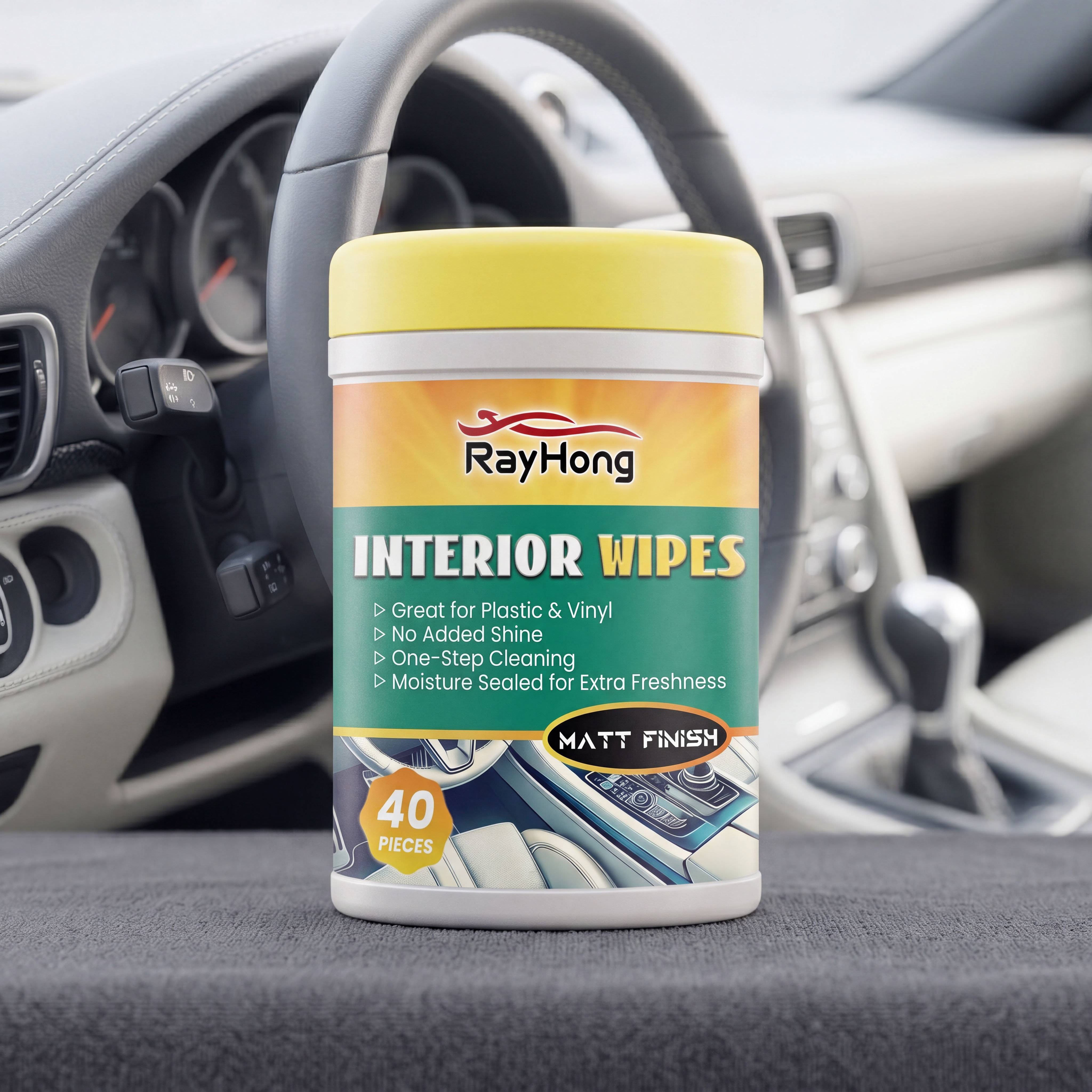 RAYHONG Car Interior Shine Wip - огляд і ціна Leather Cleaner Interior