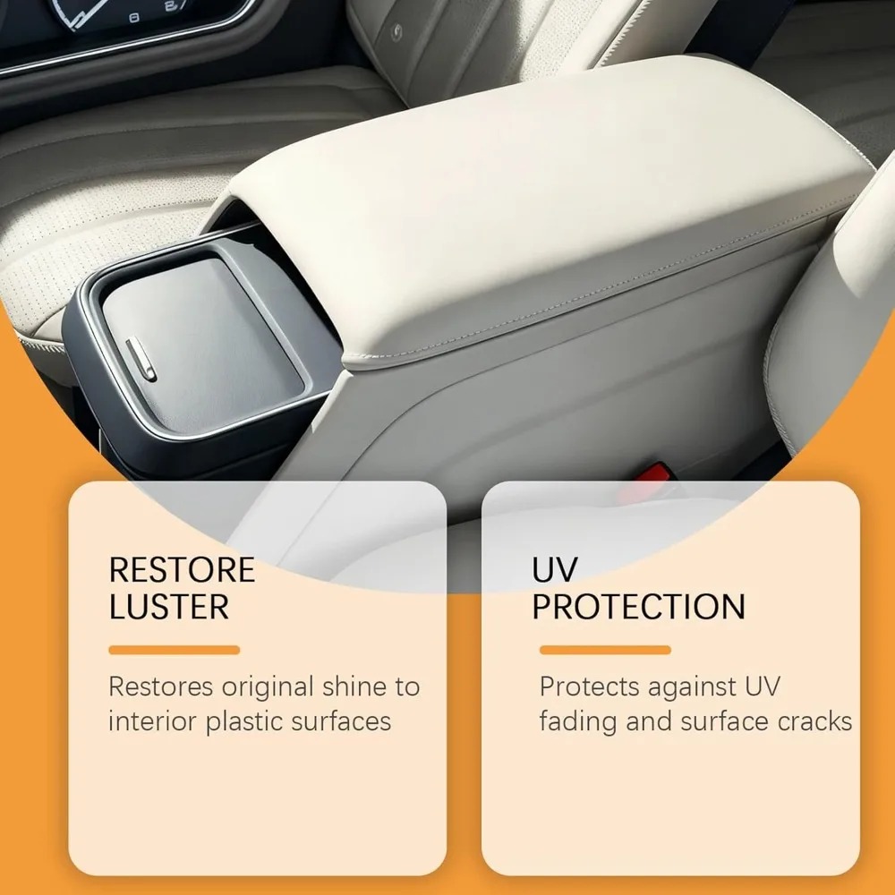 Leather Restorer And Black Pla - огляд і ціна Leather Cleaner Interior