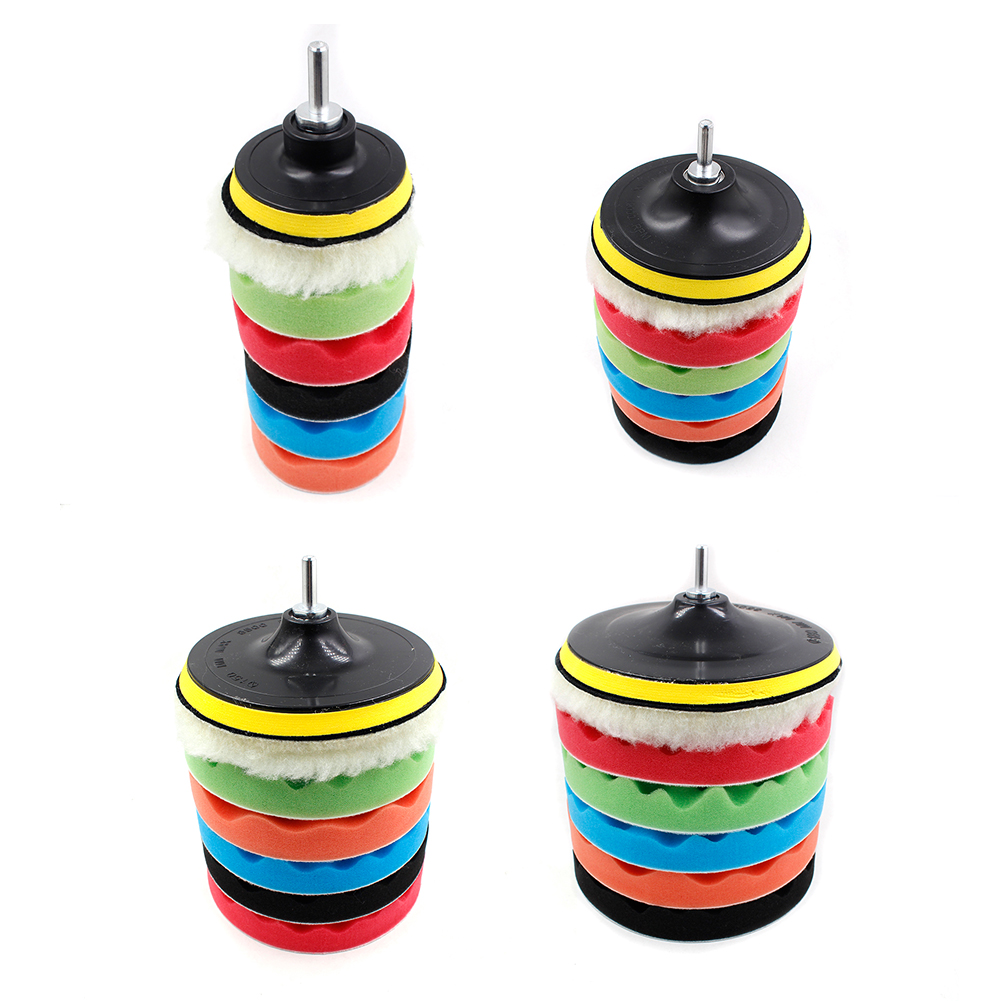 8Pcs/Set Polishing Pad Sponge  - огляд і ціна Polish Pad Set Buffer