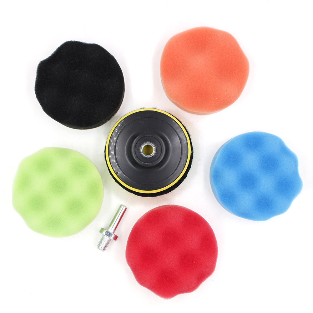 8Pcs/Set Polishing Pad Sponge  - огляд і ціна Polish Pad Set Buffer