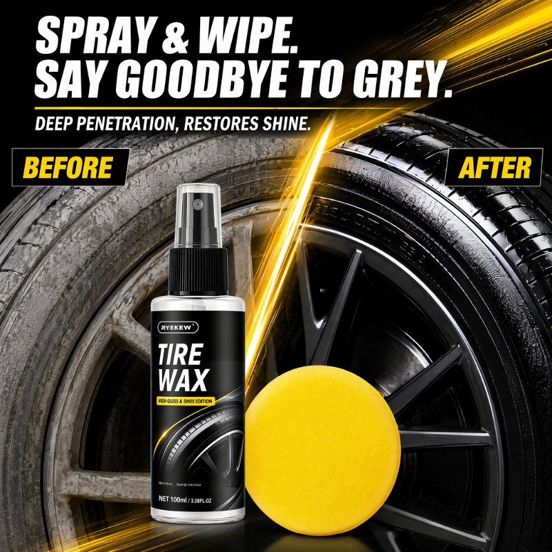 Tire Shine Spray, Long Lasting - огляд і ціна Tire Shine Spray Sealant