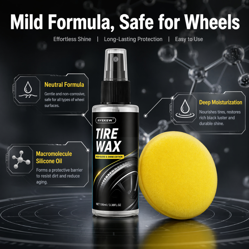 Tire Shine Spray, Long Lasting - огляд і ціна Tire Shine Spray Sealant
