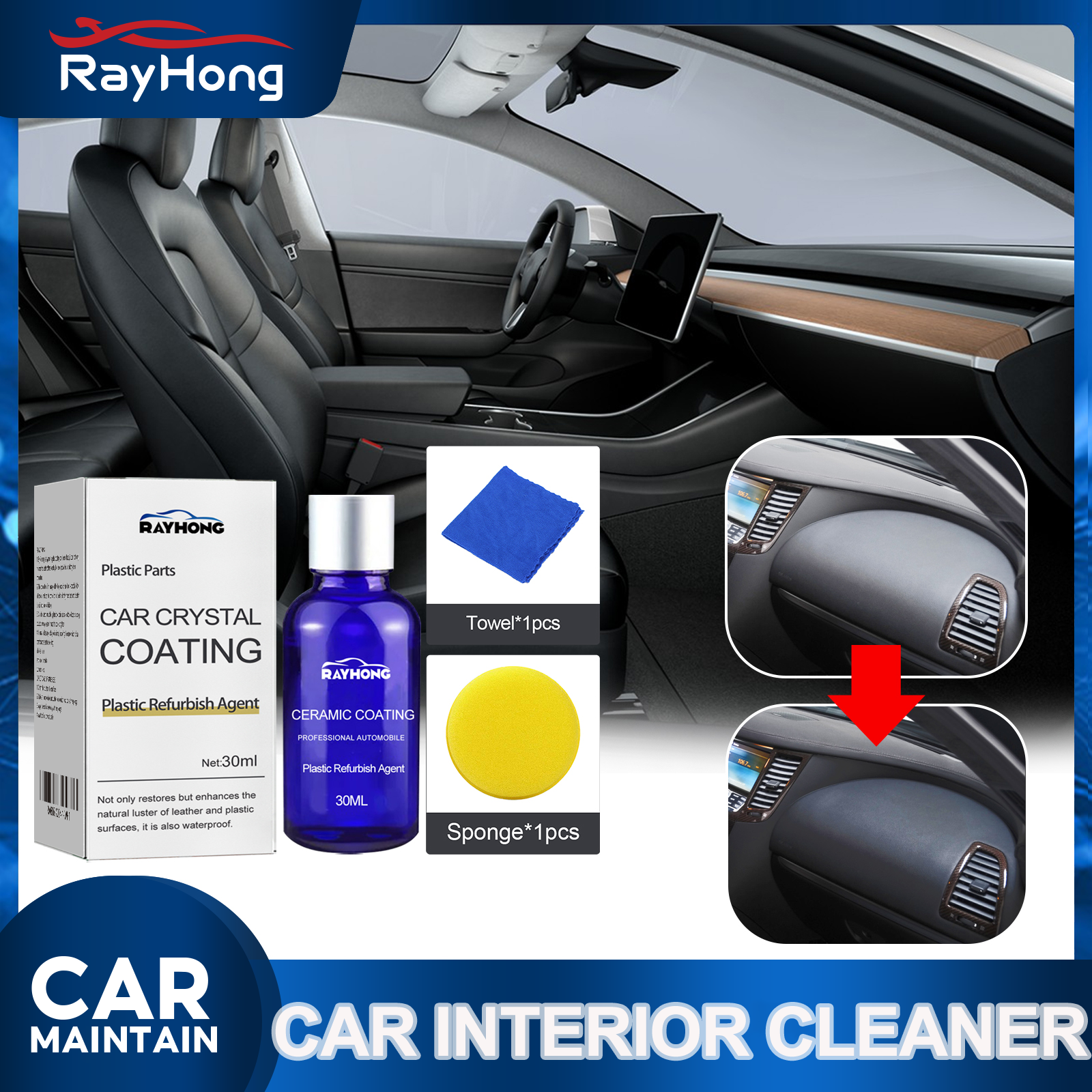 Plastic Restorer Dashboard Res - огляд і ціна Trim Restorer Plastic
