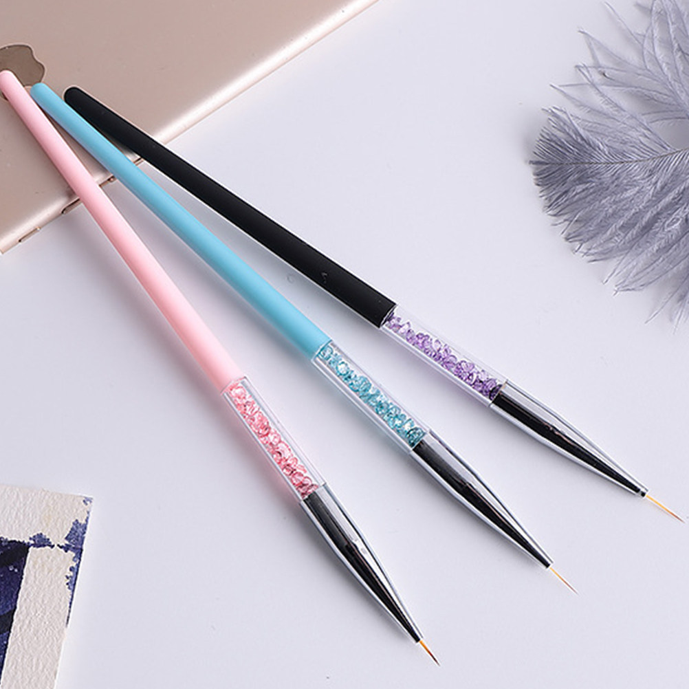 3Pcs Nail Art Pen Set Fine Tip - огляд і ціна Detailing Brush Set