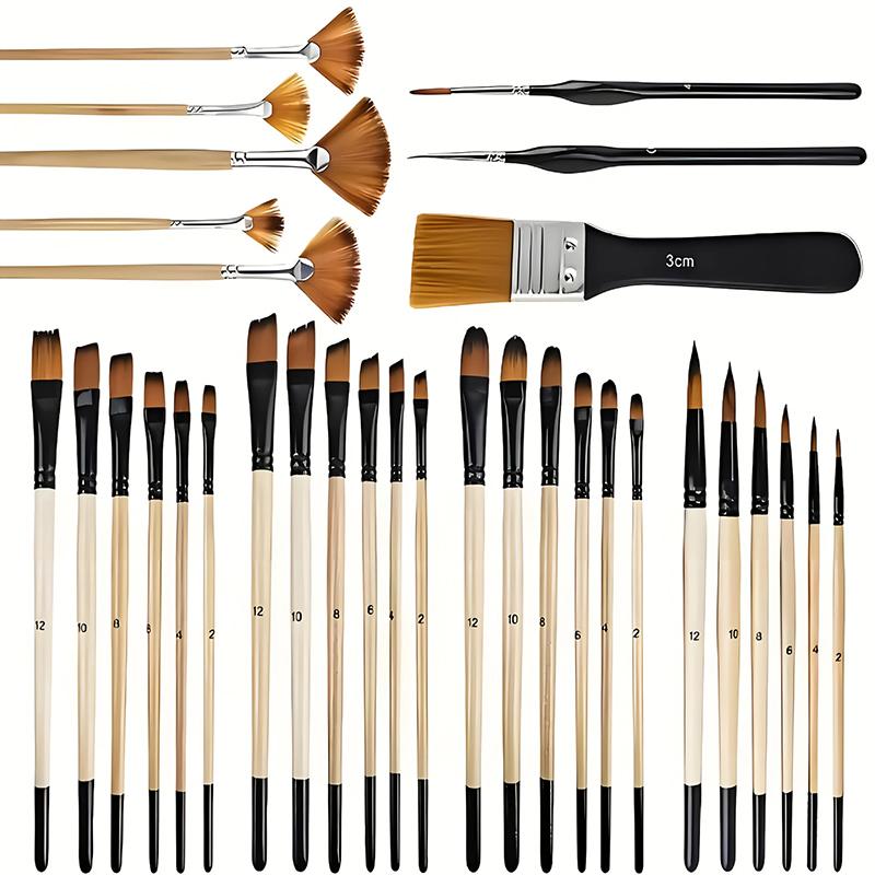32Pcs/pack Paint Brush Set For - огляд і ціна Detailing Brush Set