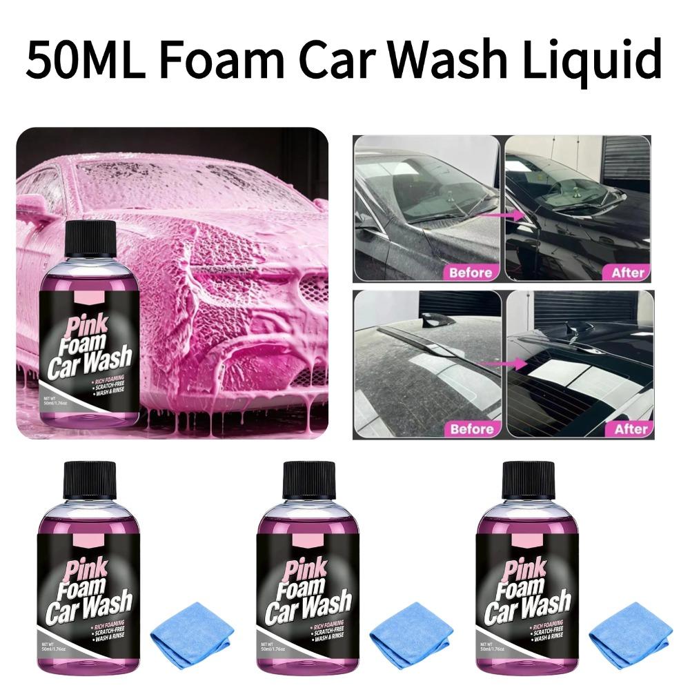 50ml Foam Car Wash Liquid Rich - огляд і ціна Microfiber Towel Detailing