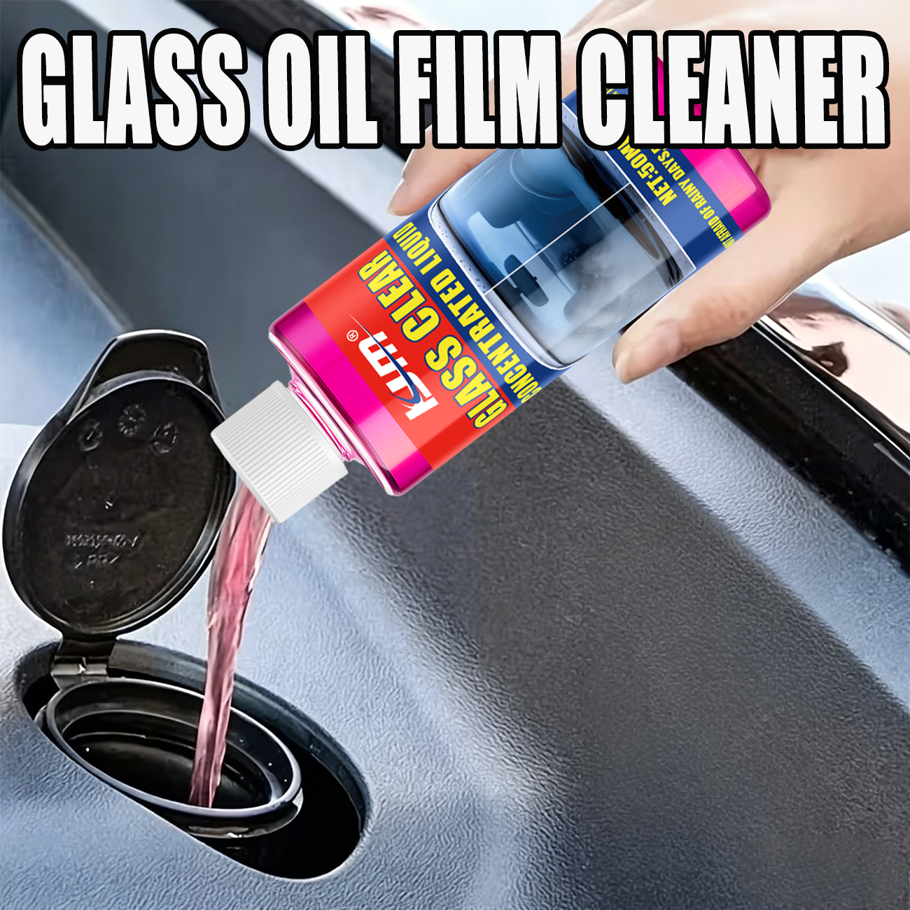 KJM Concentrated Car Glass Cle - огляд і ціна Glass Cleaner Streak